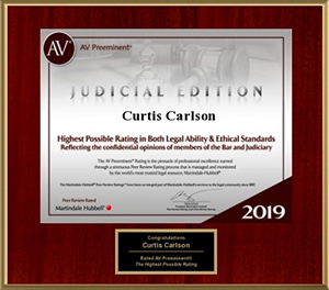 Judicial Edition Curtis Carlson 2019